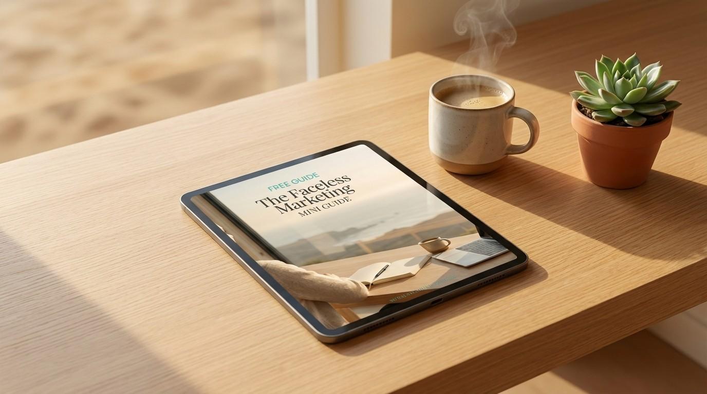 Free digital income starter guide on tablet — practical online income tools for busy parents by MyBalanceBuilders